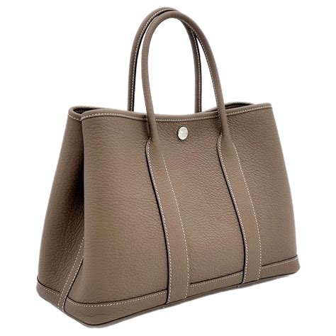 hermes garden party etoupe|Hermes garden party tote price.